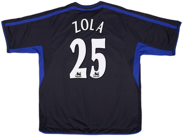 2002-04 Chelsea Away Shirt Zola #25 - 10/10 - (XXL)