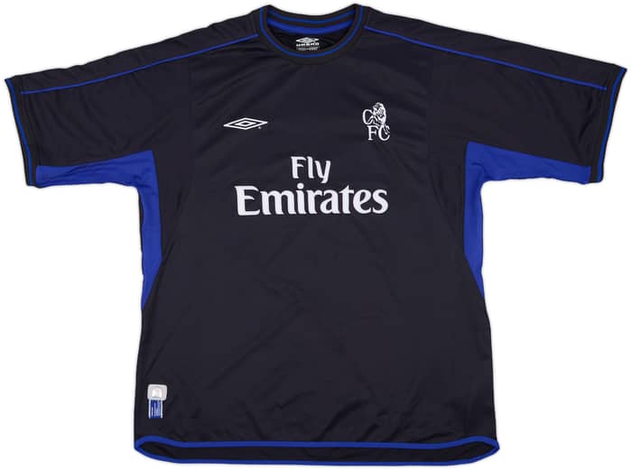 2002-04 Chelsea Away Shirt Zola #25 - 10/10 - (XXL)