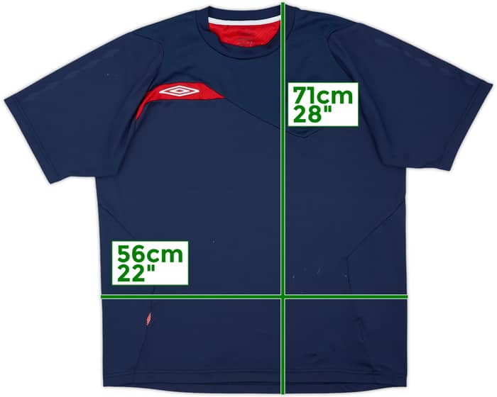 2007-08 England Umbro Training Shirt - 6/10 - (L)