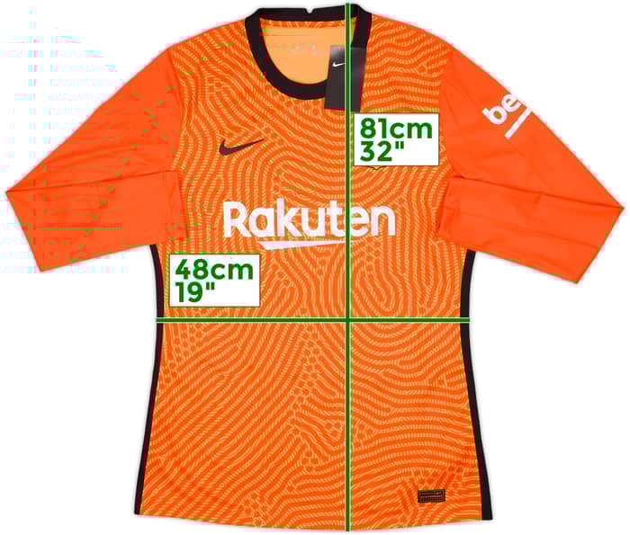 2020-21 Barcelona Authentic GK Shirt (L)