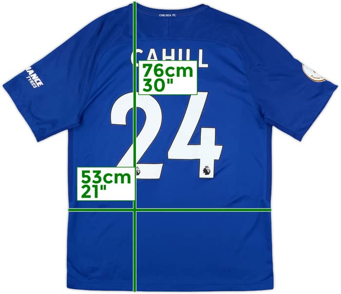 2017-18 Chelsea Home Shirt Cahill #24 - 8/10 - (L)