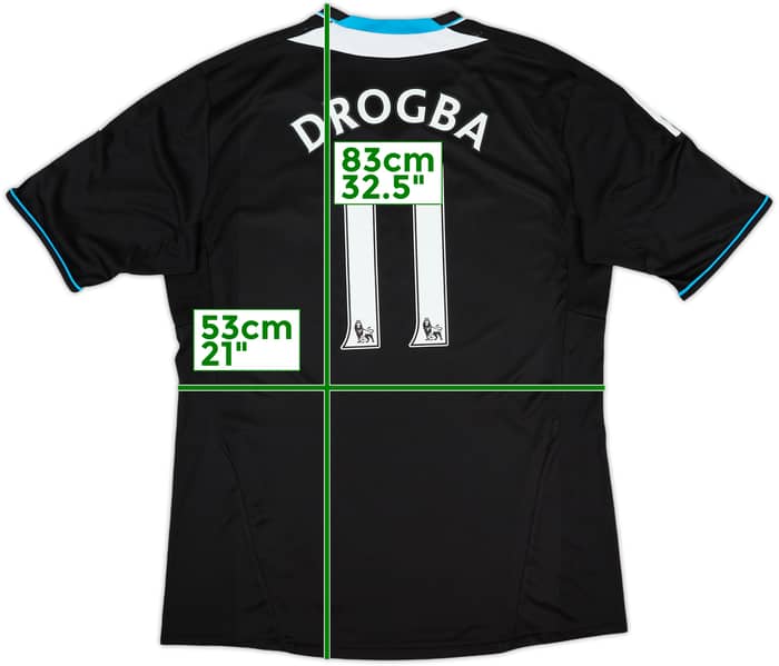 2011-12 Chelsea Away Shirt Drogba #11 - 8/10 - (L)
