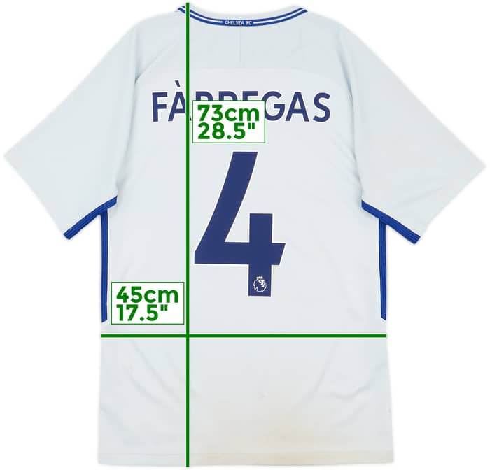 2017-18 Chelsea Away Shirt Fabregas #4 - 7/10 - (S)