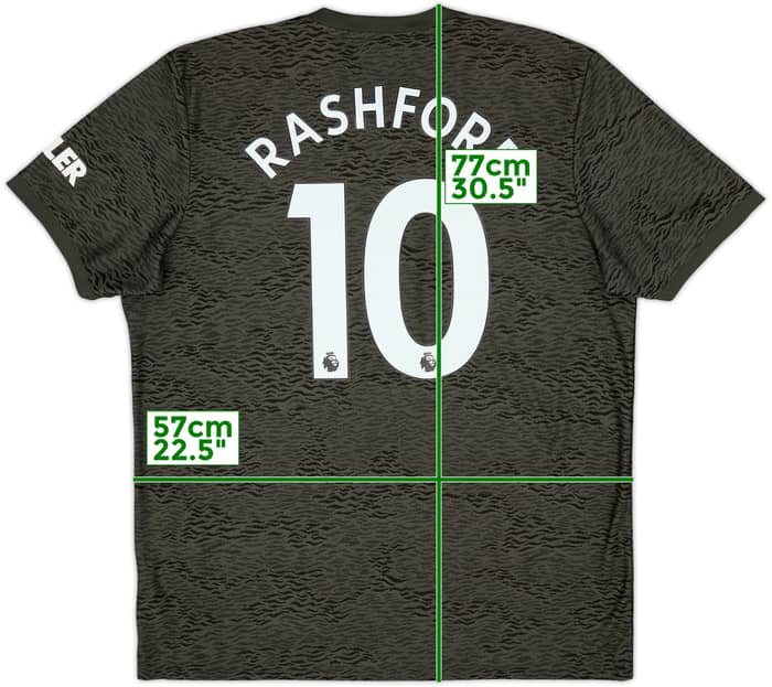 2020-21 Manchester United Away Shirt Rashford #10 - 8/10 - (XL)