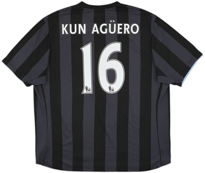 2012-13 Manchester City Third Shirt Kun Aguero #16 - 6/10 - (XXL)