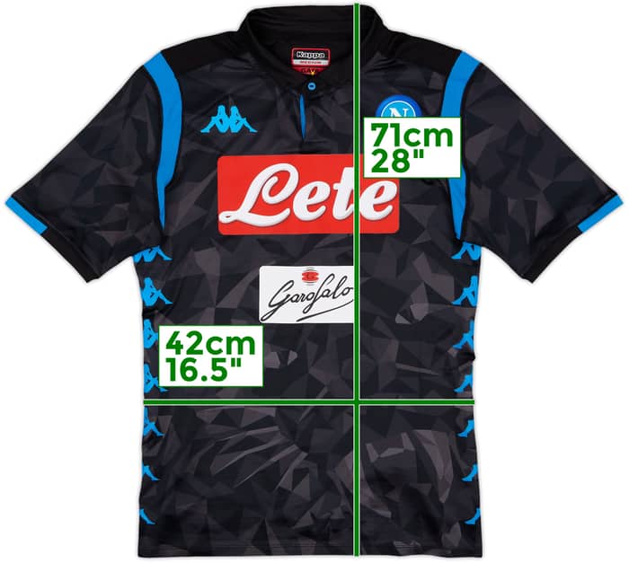 2018-19 Napoli Authentic Away Shirt - 9/10 - (M)