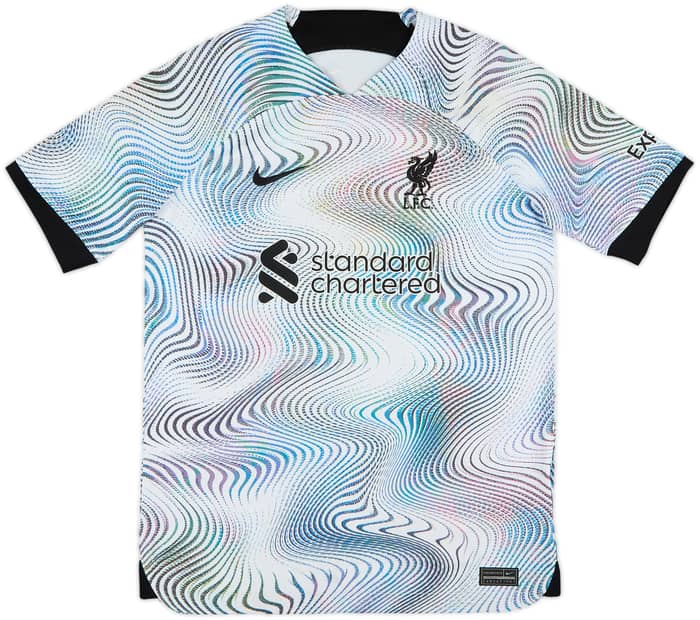 2022-23 Liverpool Away Shirt Tsimikas #21 - 6/10 - (XL.Boys)