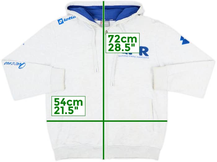 2011-12 QPR Lotto Hooded Track Jacket - 8/10 - (L)