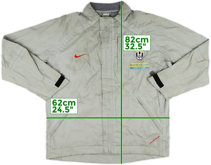 2007-08 Juventus Nike Hooded Rain Jacket - 6/10 - (L)