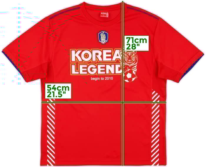 2010 South Korea Graphic Fan Tee - 10/10 - (L)