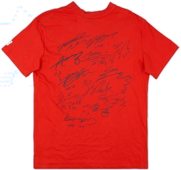 2010 South Korea Signed Cotton Tee - 7/10 - (S)