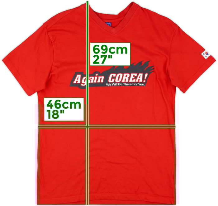 2010 South Korea Signed Cotton Tee - 7/10 - (S)