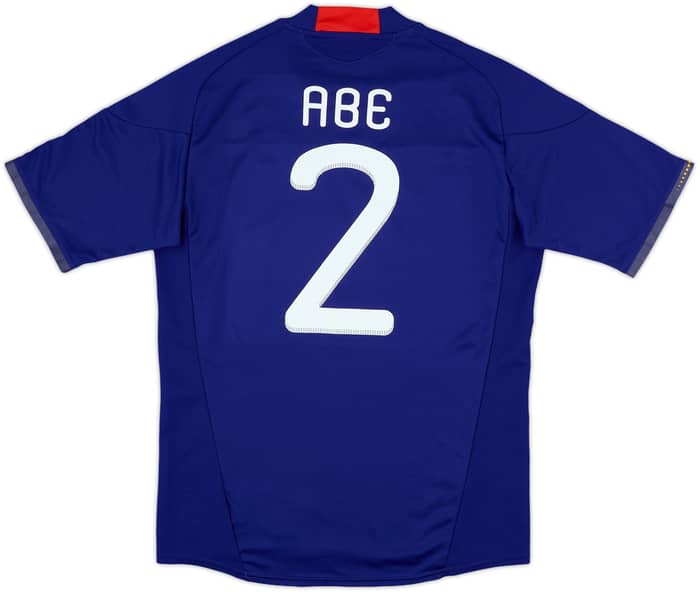 2010-12 Japan Home Shirt Abe #2 - 8/10 - (M)