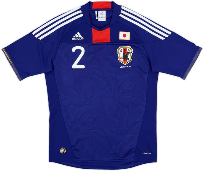 2010-12 Japan Home Shirt Abe #2 - 8/10 - (M)