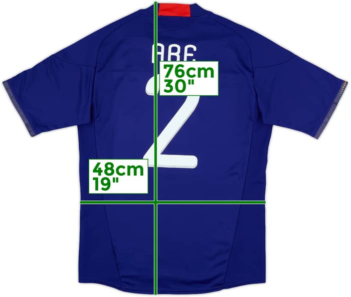 2010-12 Japan Home Shirt Abe #2 - 8/10 - (M)