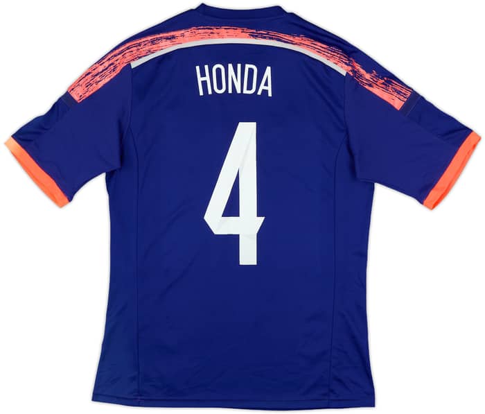 2013-15 Japan Home Shirt Honda #4 - 8/10 - (M)