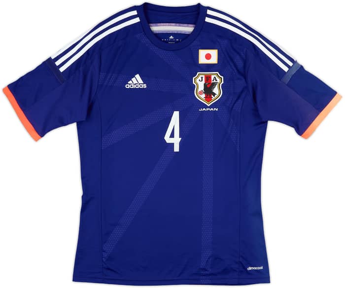 2013-15 Japan Home Shirt Honda #4 - 8/10 - (M)