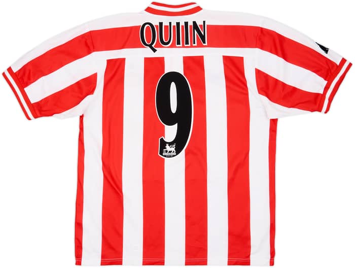 1999-00 Sunderland Home Shirt Quinn #9 - 7/10 - (L)
