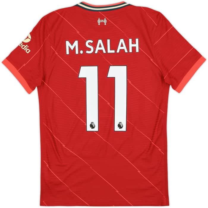 2021-22 Liverpool Authentic Home Shirt M.Salah #11 - 10/10 - (S)