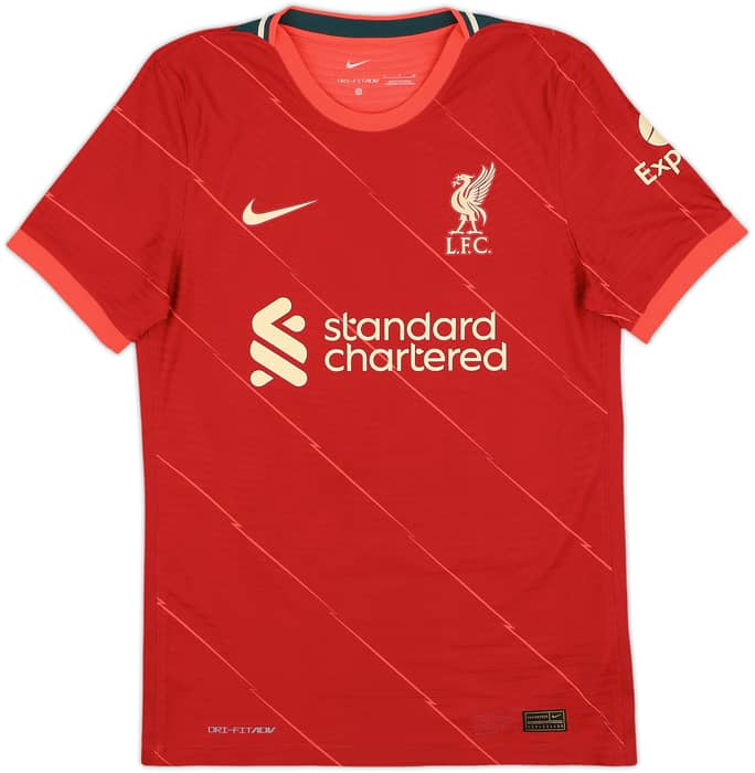 2021-22 Liverpool Authentic Home Shirt M.Salah #11 - 10/10 - (S)