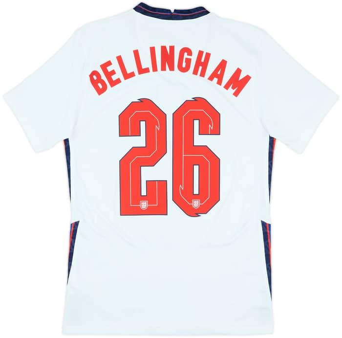 2020-22 England Home Shirt Bellingham #26 - 7/10 - (S)