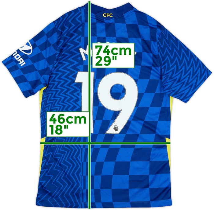 2021-22 Chelsea Home Shirt Mount #19 - 5/10 - (M)