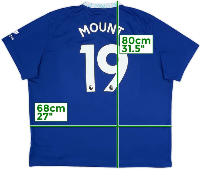 2022-23 Chelsea Home Shirt Mount #19 - 8/10 - (3XL)