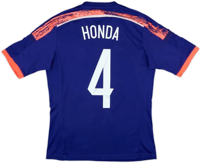 2013-15 Japan Home Shirt Honda #4 - 8/10 - (S)