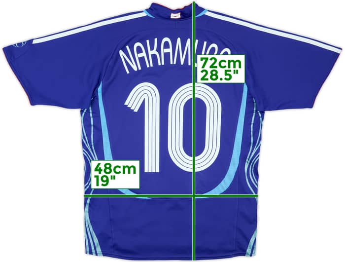 2006-08 Japan Home Shirt Nakamura #10 - 8/10 - (S)