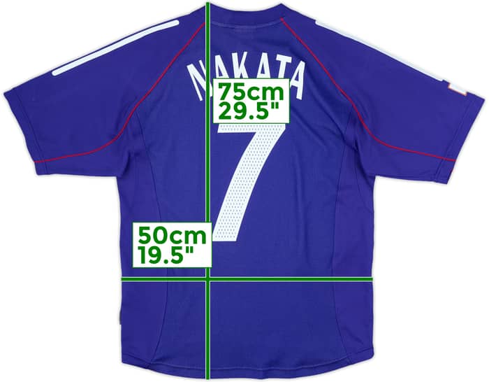 2002-04 Japan Home Shirt Nakata #7 - 9/10 - (M)