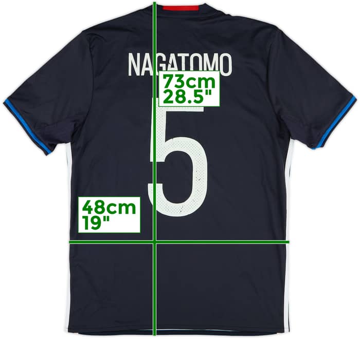 2016-17 Japan Home Shirt Nagatomo #5 - 7/10 - (L)