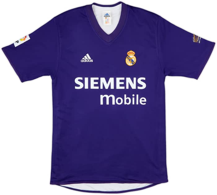 2002-03 Real Madrid Centenary Third Shirt Zidane #5 - 8/10 - (M)