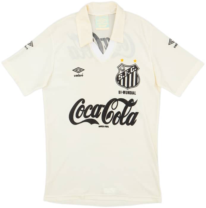 1991 Santos Home Shirt - 8/10 - (L)