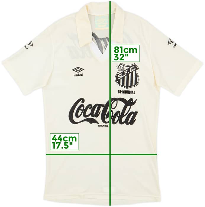 1991 Santos Home Shirt - 8/10 - (L)