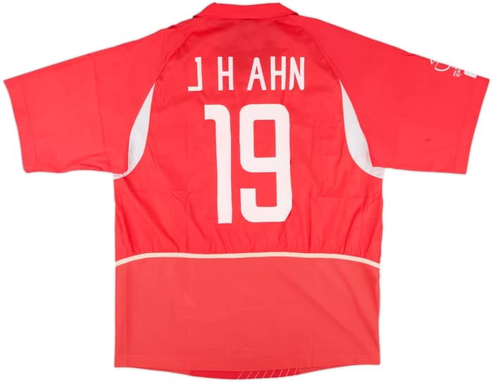 2002-03 South Korea Home Shirt J.H.Ahn #19 - 8/10 - (XL)