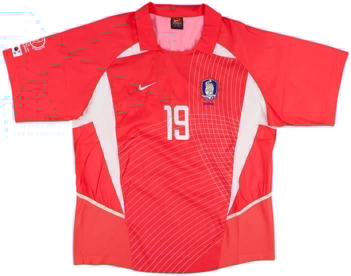 2002-03 South Korea Home Shirt J.H.Ahn #19 - 8/10 - (XL)