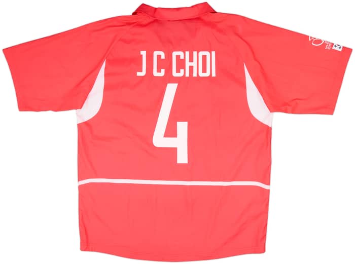 2002-03 South Korea Home Shirt J C Choi #4 - 8/10 - (XXL)