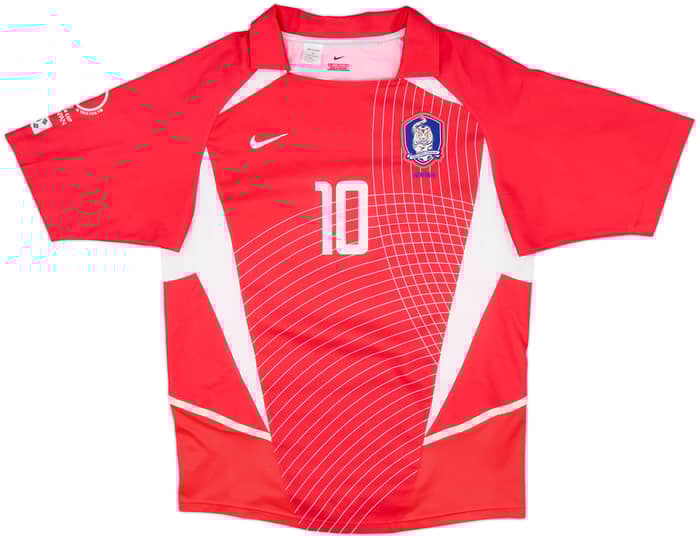 2002-03 South Korea Home Shirt Y P Lee #10 - 8/10 - (M)