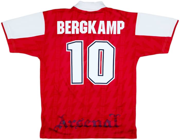 1994-96 Arsenal Home Shirt Bergkamp #10 - 8/10 - (L)