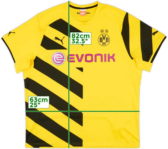 2014-15 Borussia Dortmund Home Shirt - 7/10 - (XXL)