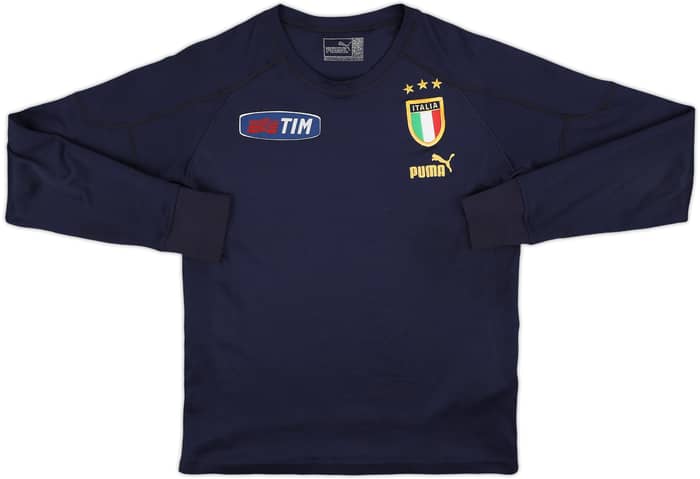 2004-05 Italy Puma Training L/S Shirt - 7/10 - (XL.Boys)