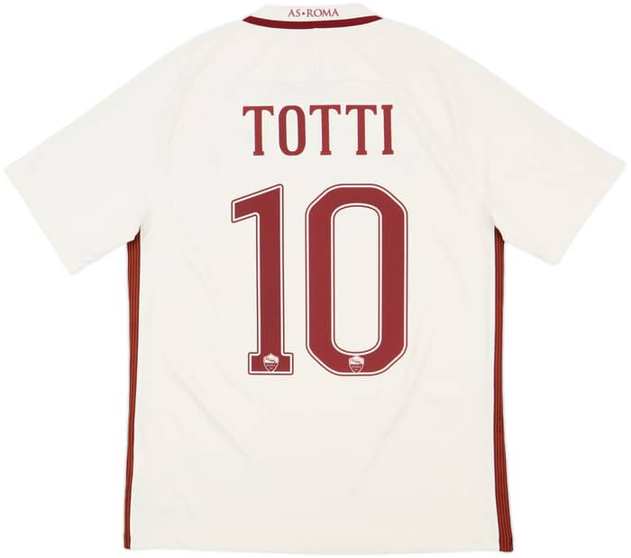2016-17 Roma Away Shirt Totti #10 - 9/10 - (M)