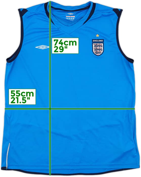 2004-06 England Umbro Training Vest - 7/10 - (XL)