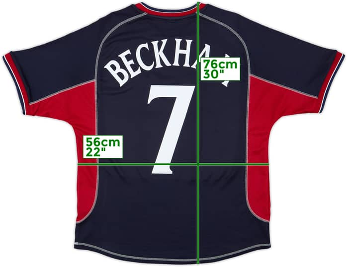 2000-01 Manchester United Third Shirt Beckham #7 - 9/10 - (L)
