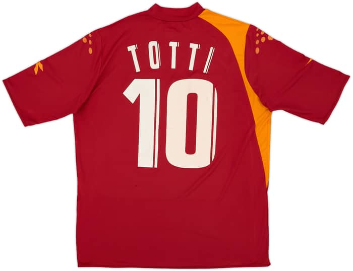 2005-06 Roma Home Shirt Totti #10 - 6/10 - (XL)