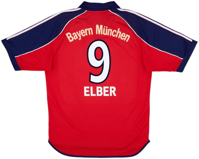 1999-01 Bayern Munich Home Shirt Elber #9 - 8/10 - (M)