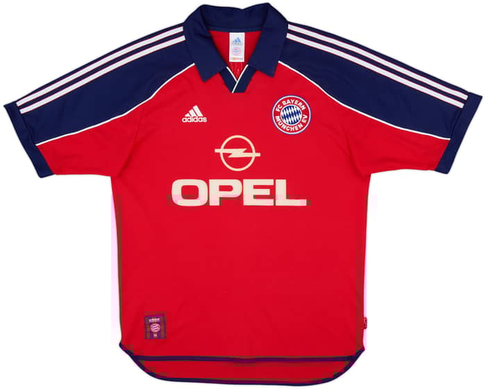1999-01 Bayern Munich Home Shirt Elber #9 - 8/10 - (M)