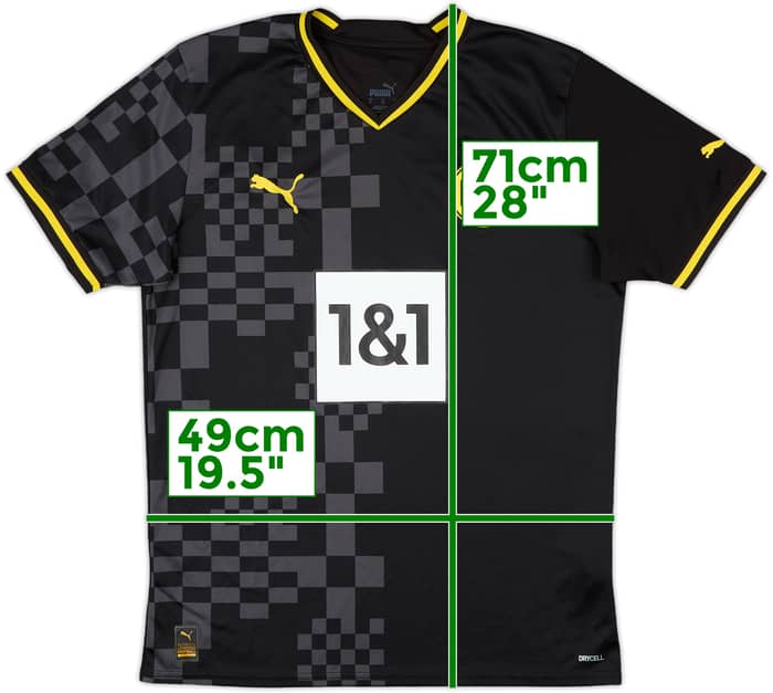 2022-23 Borussia Dortmund Away Shirt - 8/10 - (M)