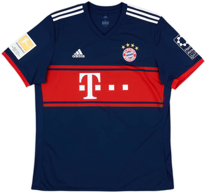 2017-18 Bayern Munich Away Shirt Muller #25 - 5/10 - (XL)