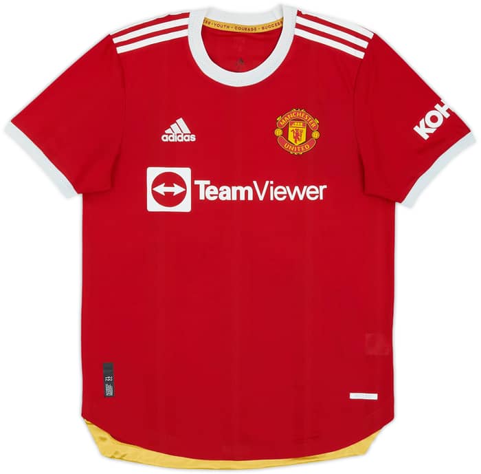 2021-22 Manchester United Authentic Home Shirt Ronaldo #7 - 4/10 - (M)